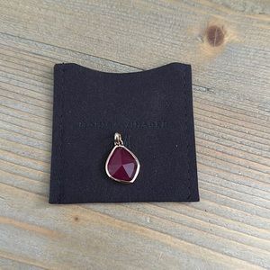 Monica Vinader Siren Nugget Pink Quartz Pendant